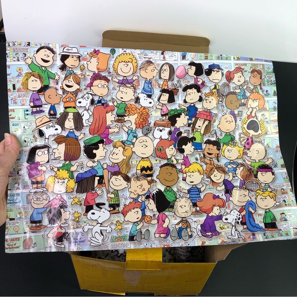 Challenge yourself with 3000 Pieces Puzzle PEANUTS Aquarius Size 32in x 45in - Picture 4 of 4